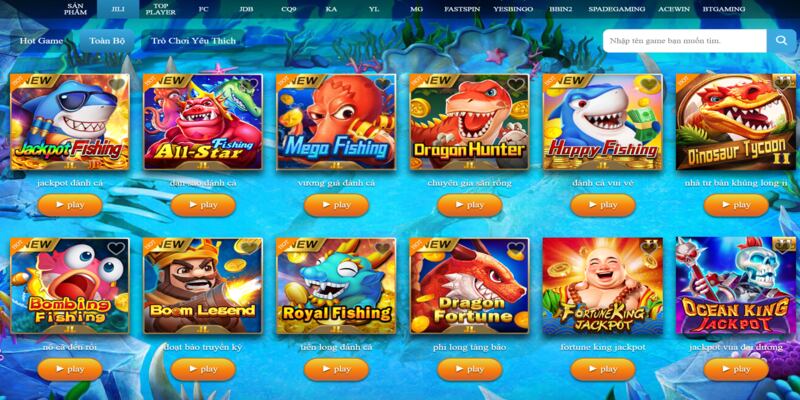 Bắn cá HB88 tại sân chơi thu hút nhờ sự đa dạng game